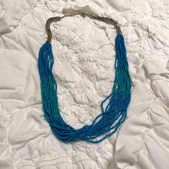 Francesca's Collections Jewelry - Blue Ombré Beaded Necklace